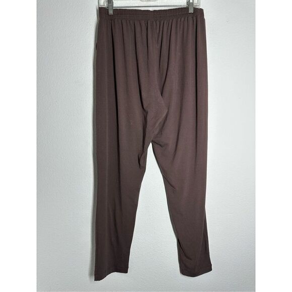 Patchwork Women's Pull On Drawstring Pants Brown Size  L See Description - Picture 5 of 14